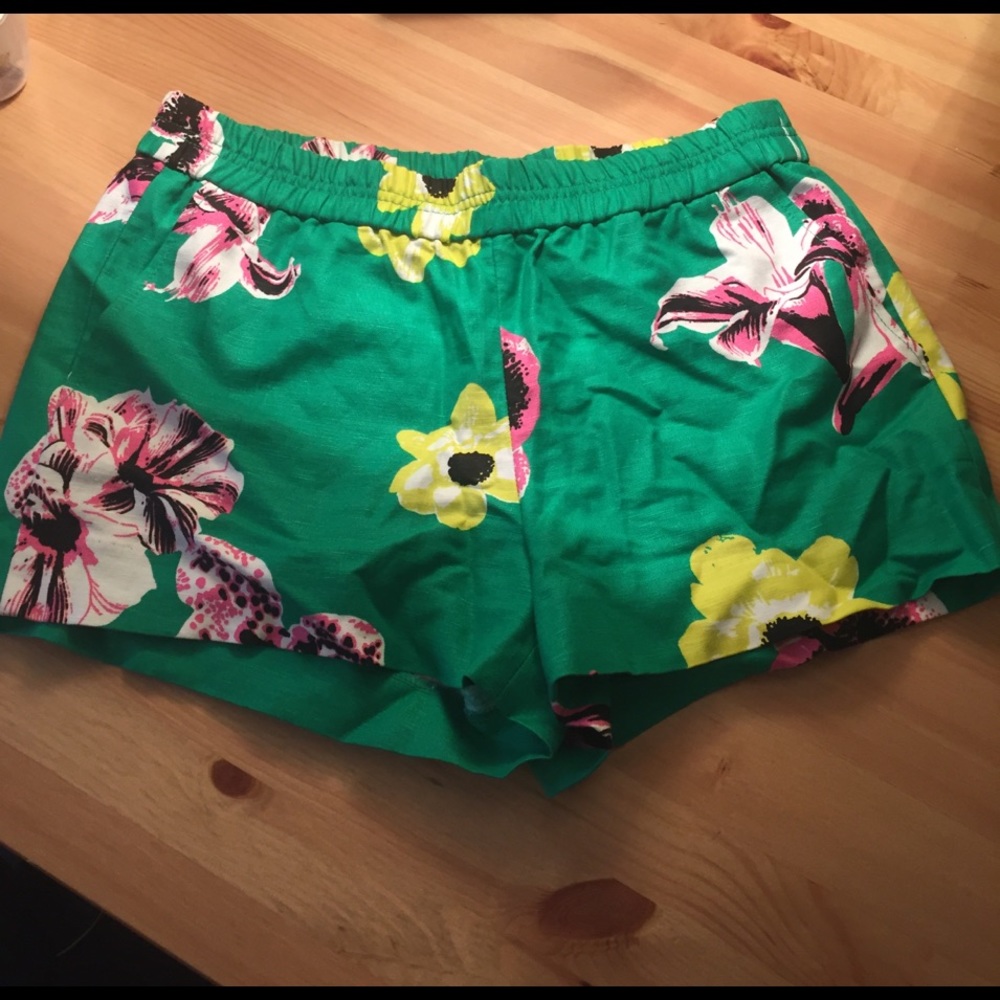 J Crew Women's Floral Shorts Size 6
