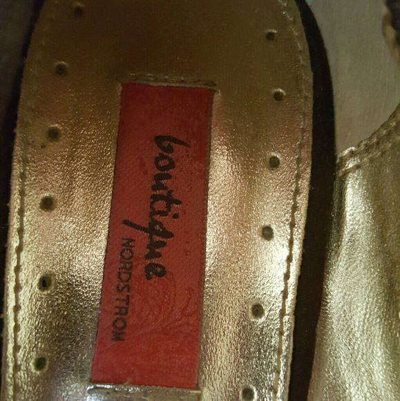 Nordstrom Boutique peep toe wedges - Picture 3 of 3