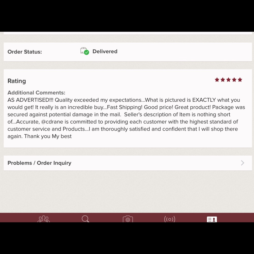 Thank you to our wonderful customers! :)