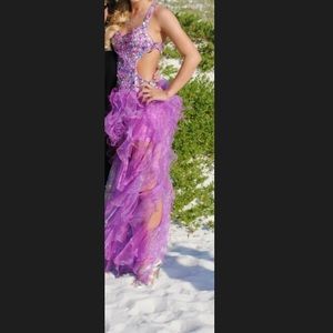 Beautiful prom dress worn once perfect condition