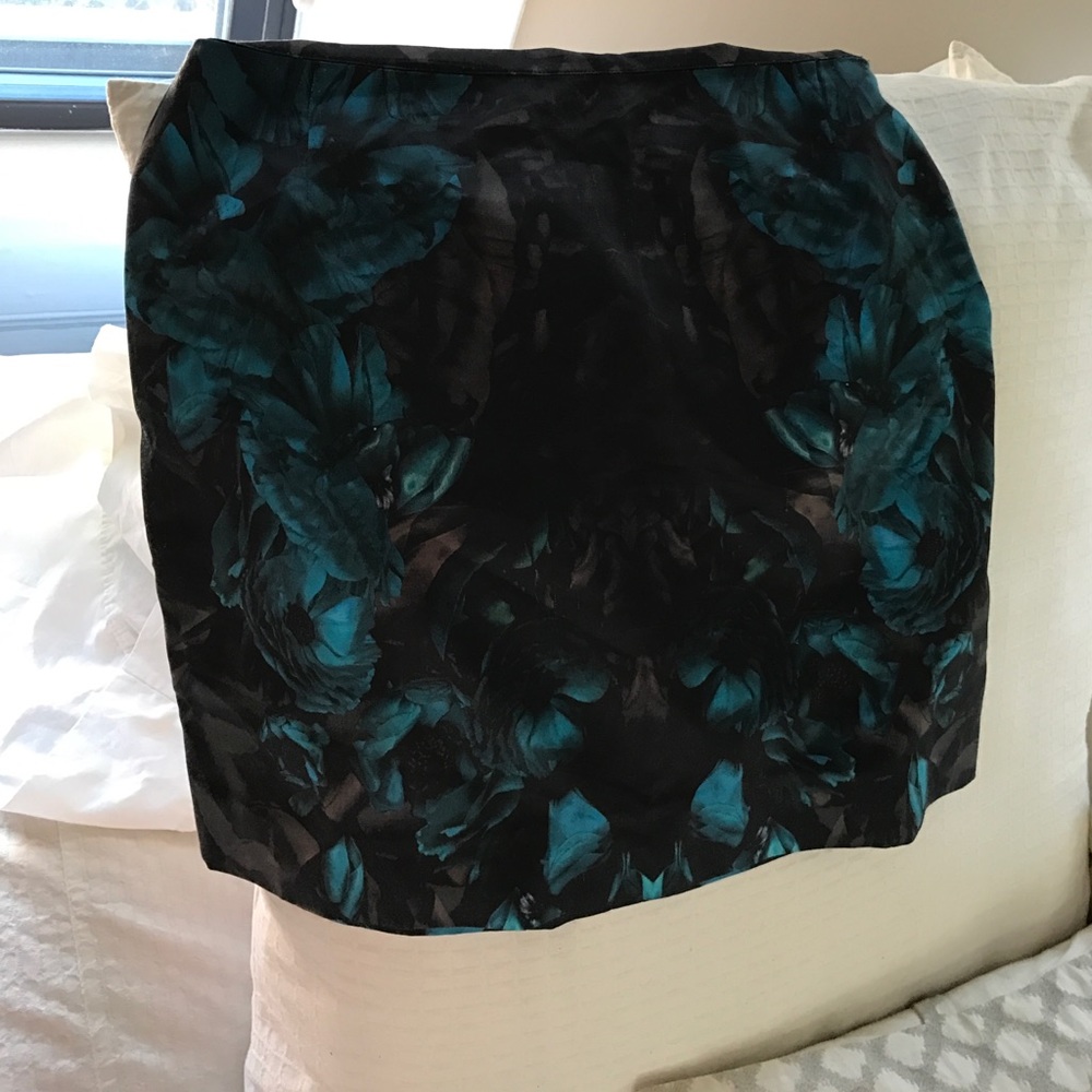 All saints floral print mini skirt