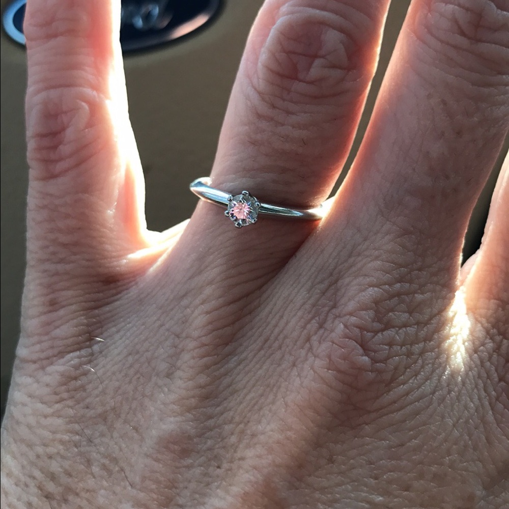 Tiffany diamond engagement ring