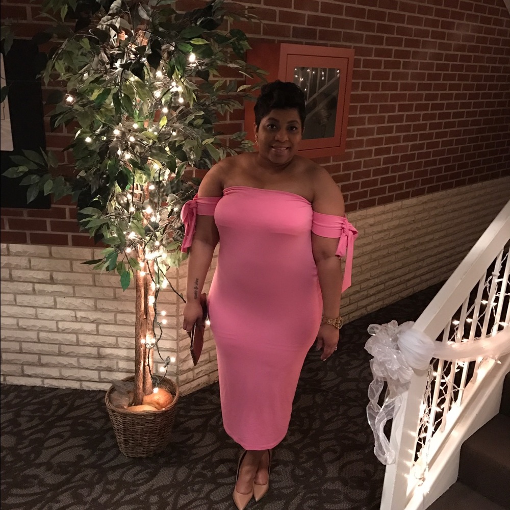 Off shoulder dress