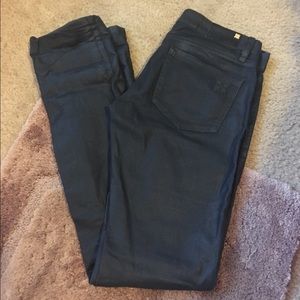 BCBG coated skinny jeans