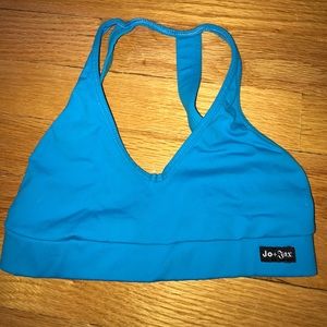 Jo + Jax turquoise tri-top sports bra