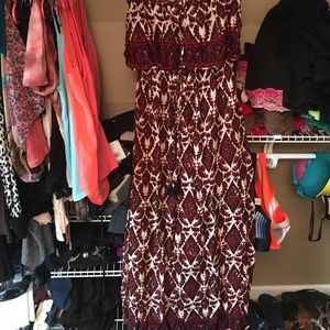 Summer long floral dress