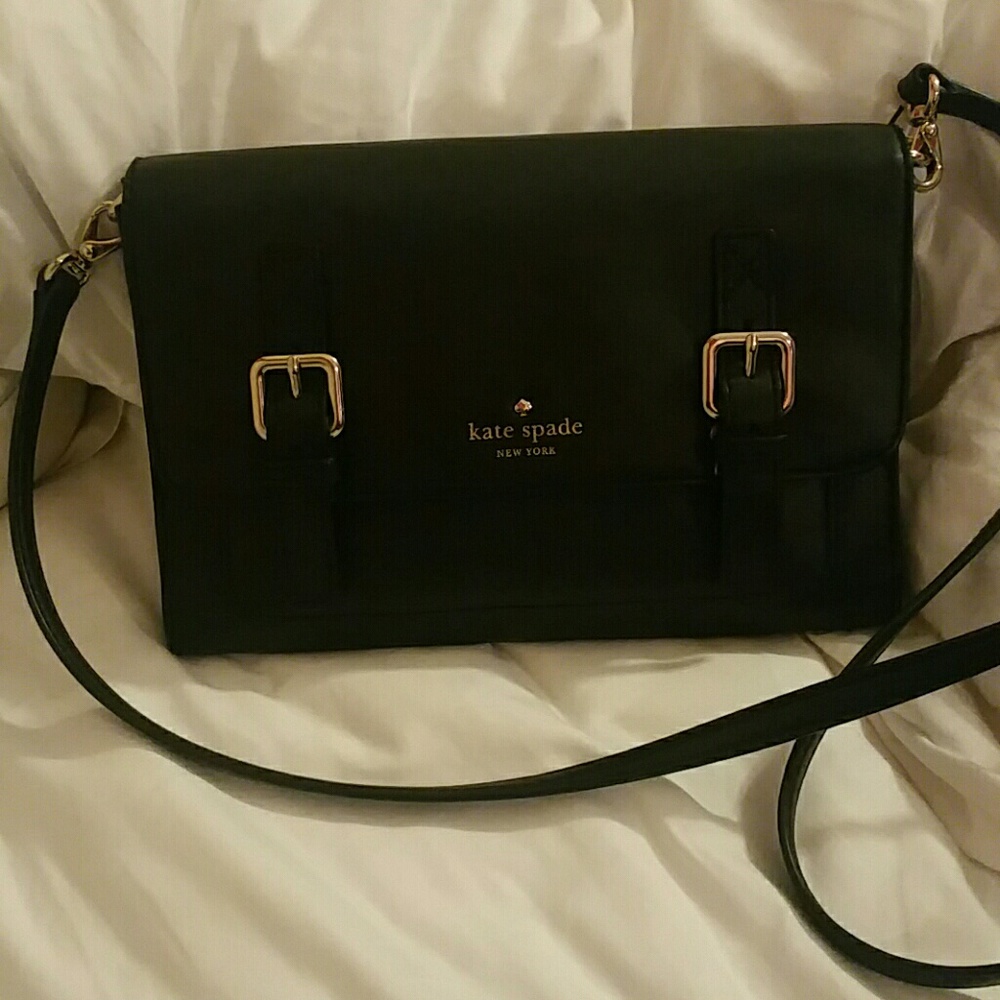 Kate Spade Crossbody Black Handbag 7"x10"