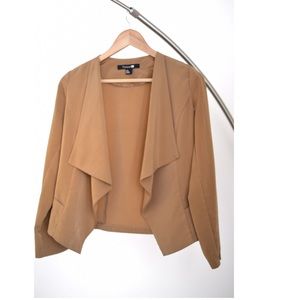 Tan Draping coat