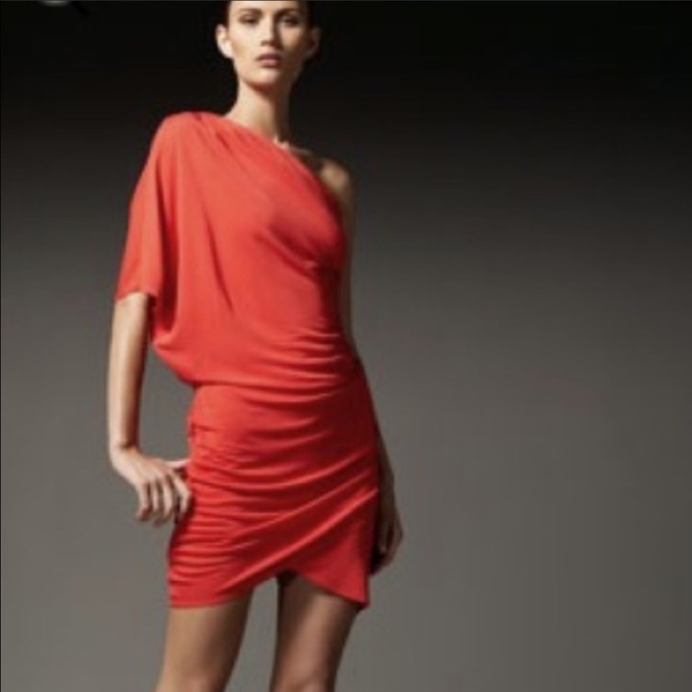 Haute Hippie one shoulder mini