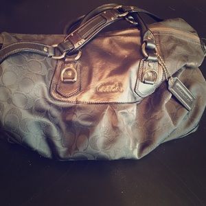 Large coach hobo purse