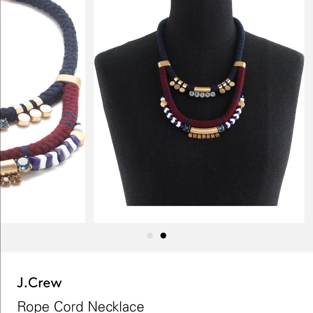 Looking for J crew rope cord necklace in blue