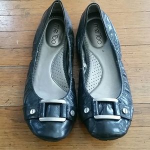 Me Too Black Flats