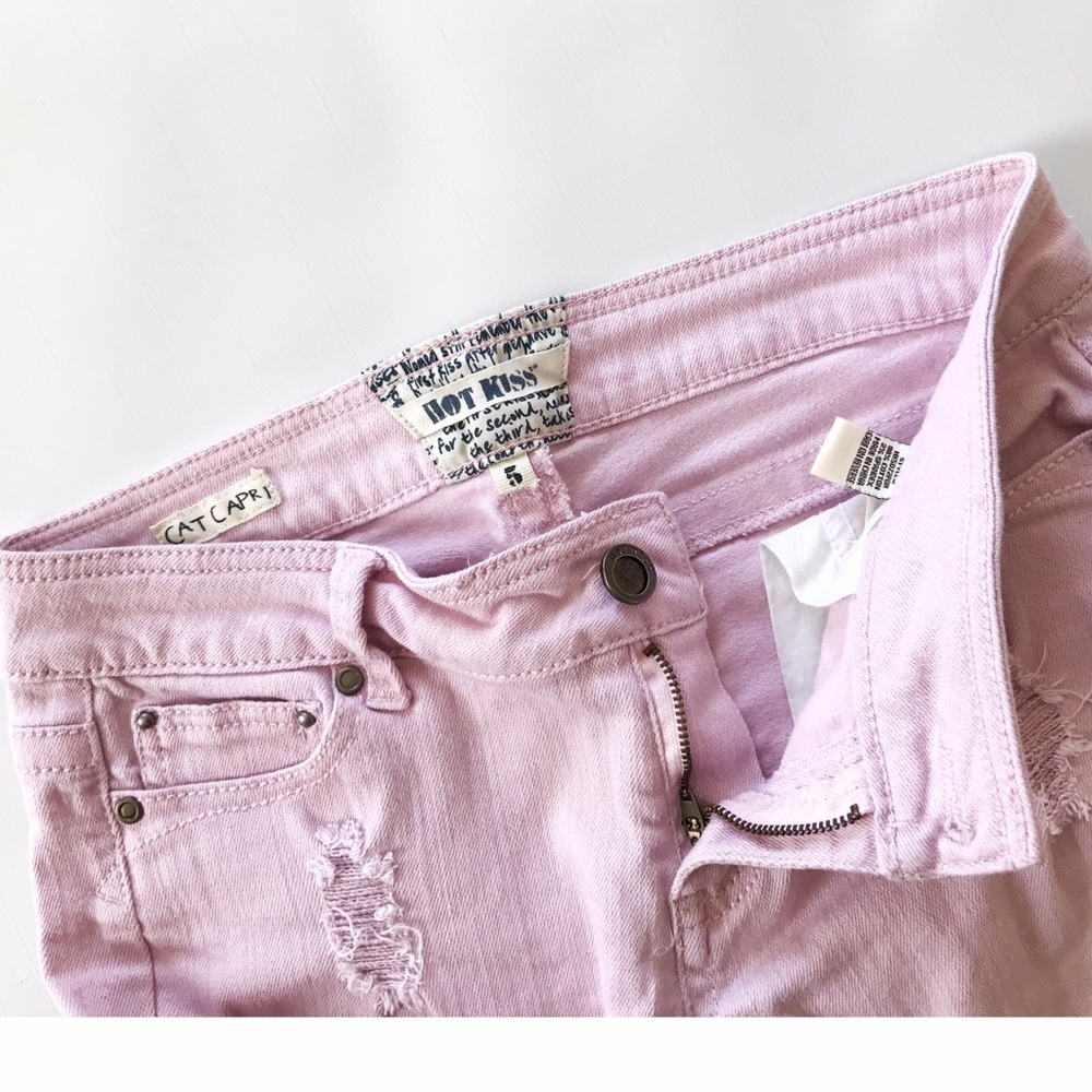 Light pink skinny pants