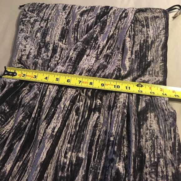 🎉Sale🎉RACHEL Rachel Roy Metallic Strapless Midi - Picture 3 of 7