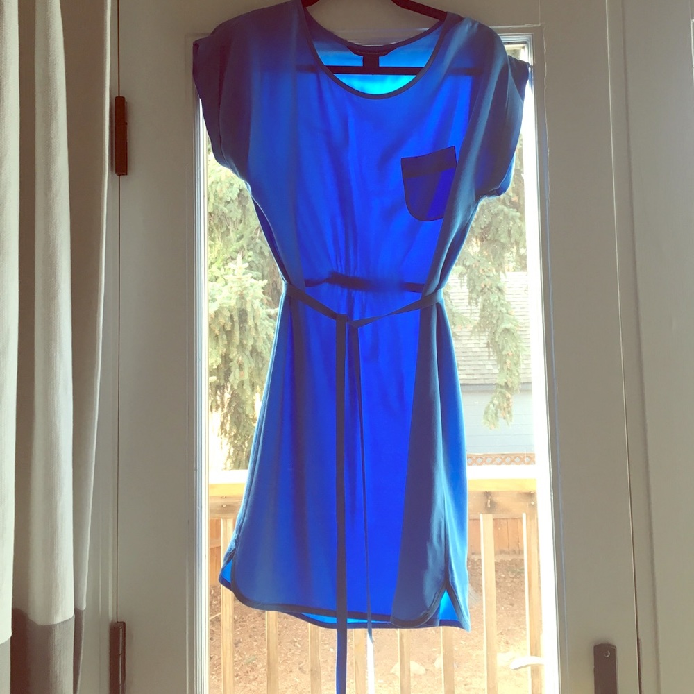 French connection blue dress