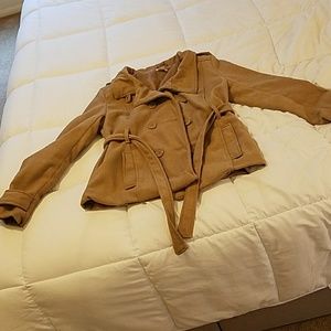 Women's Khaki Peacoat