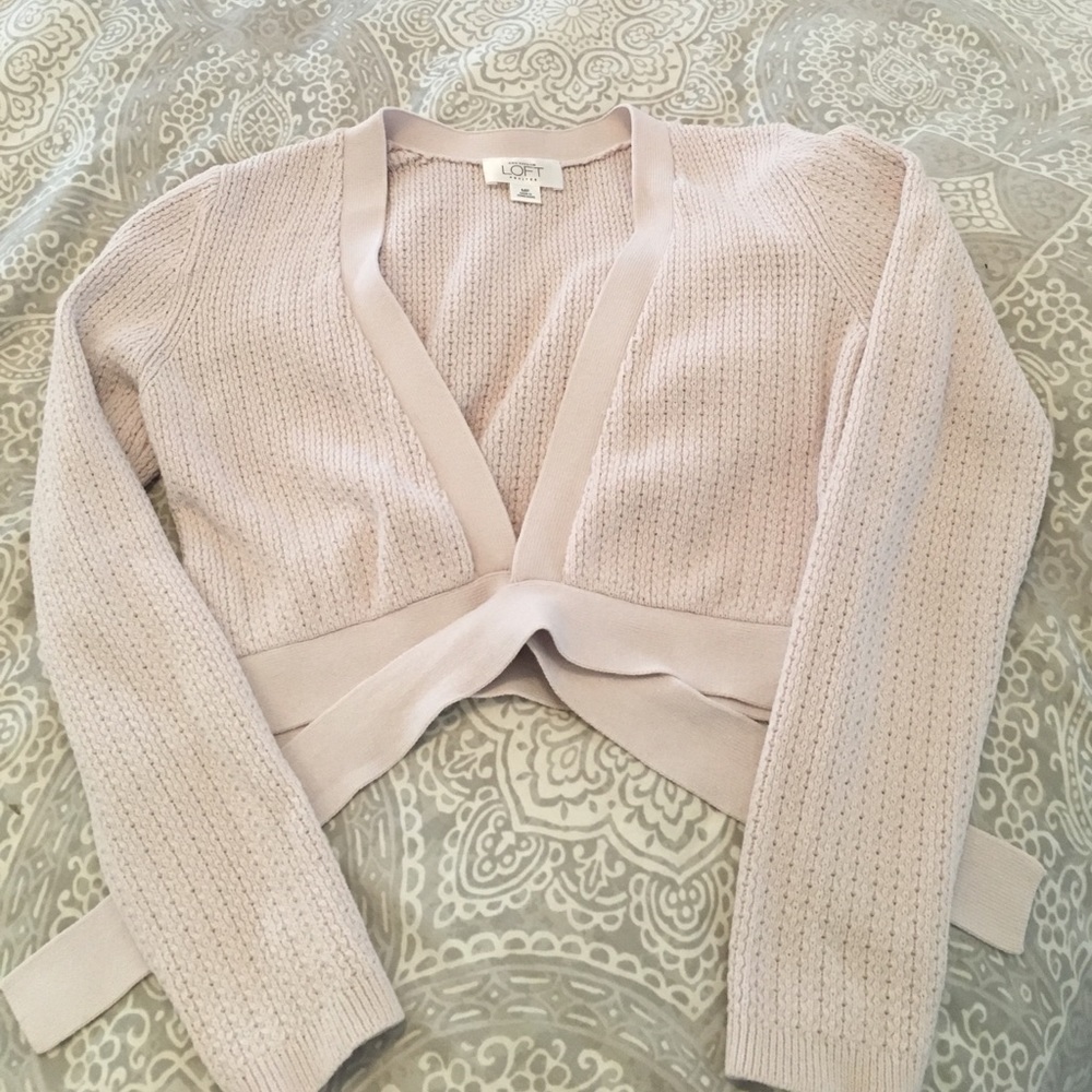 Lavender shrug sweater