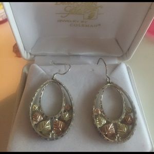Black hills gold earrings.