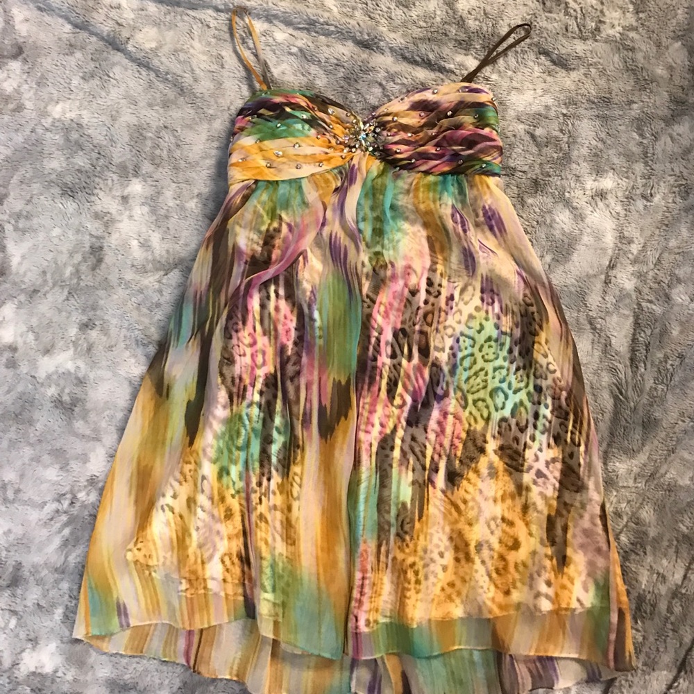 LM Collection multicolor dress. Size 4