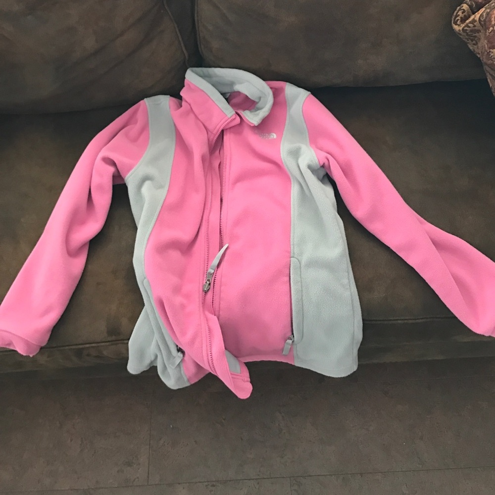NORTH FACE FLEECE SIZE GIRLS XL