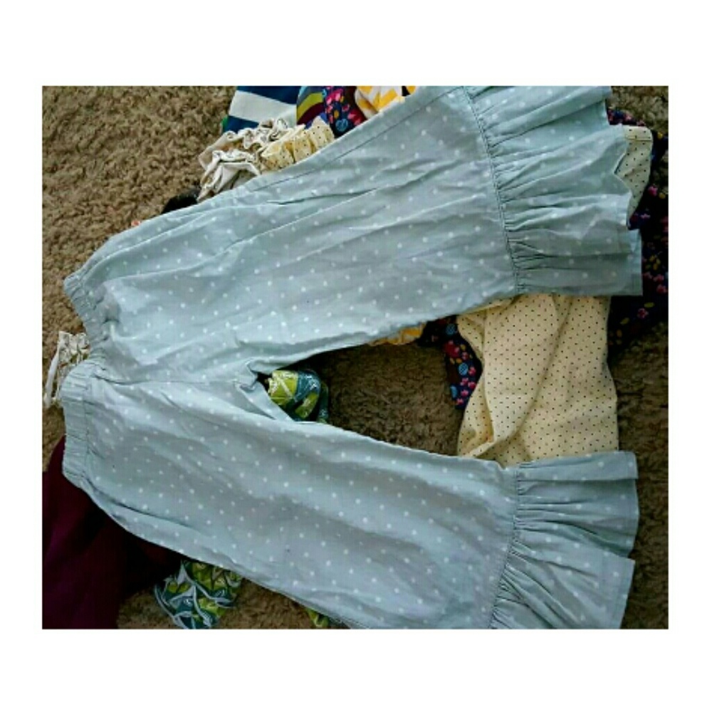 Wide leg rufflea