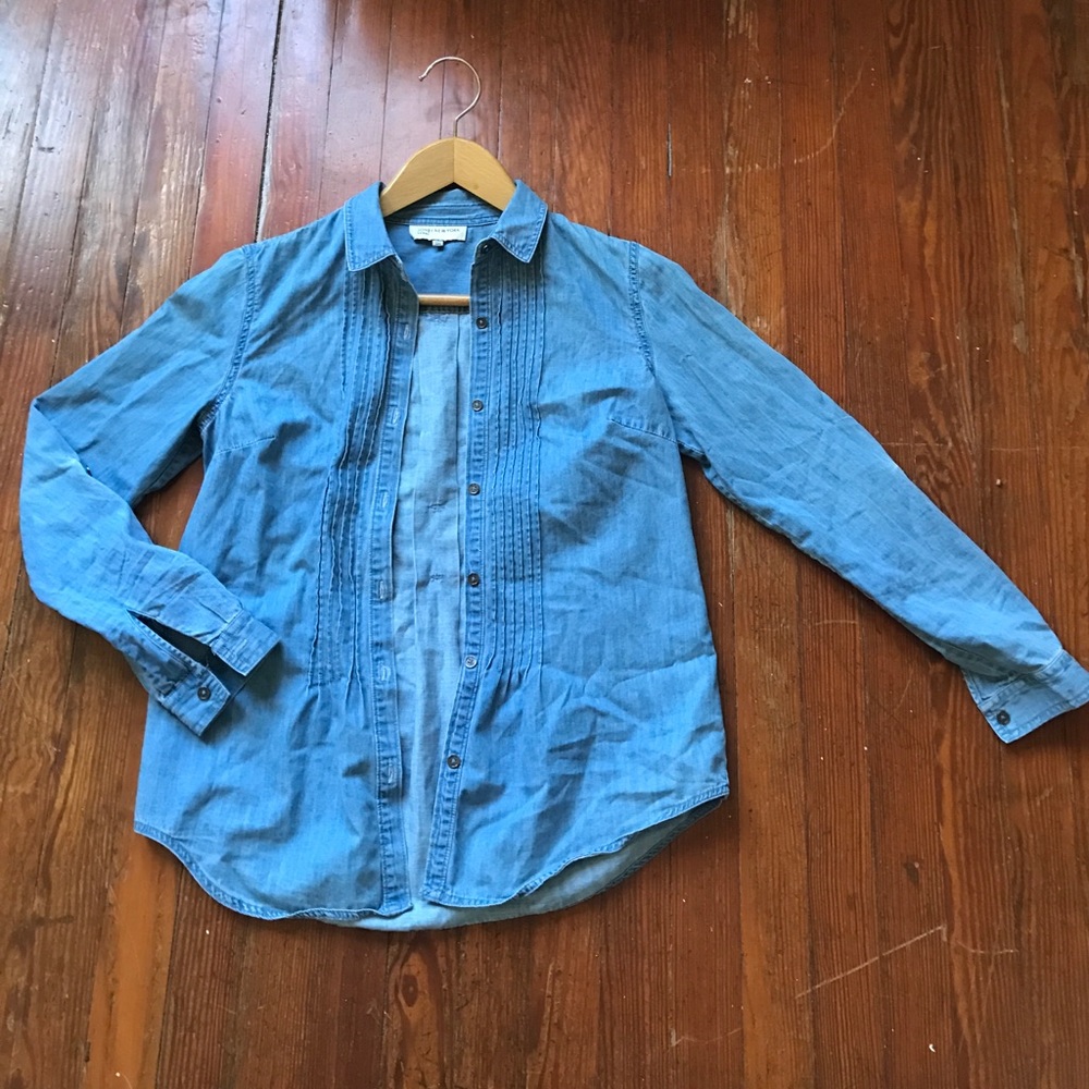 Denim blouse