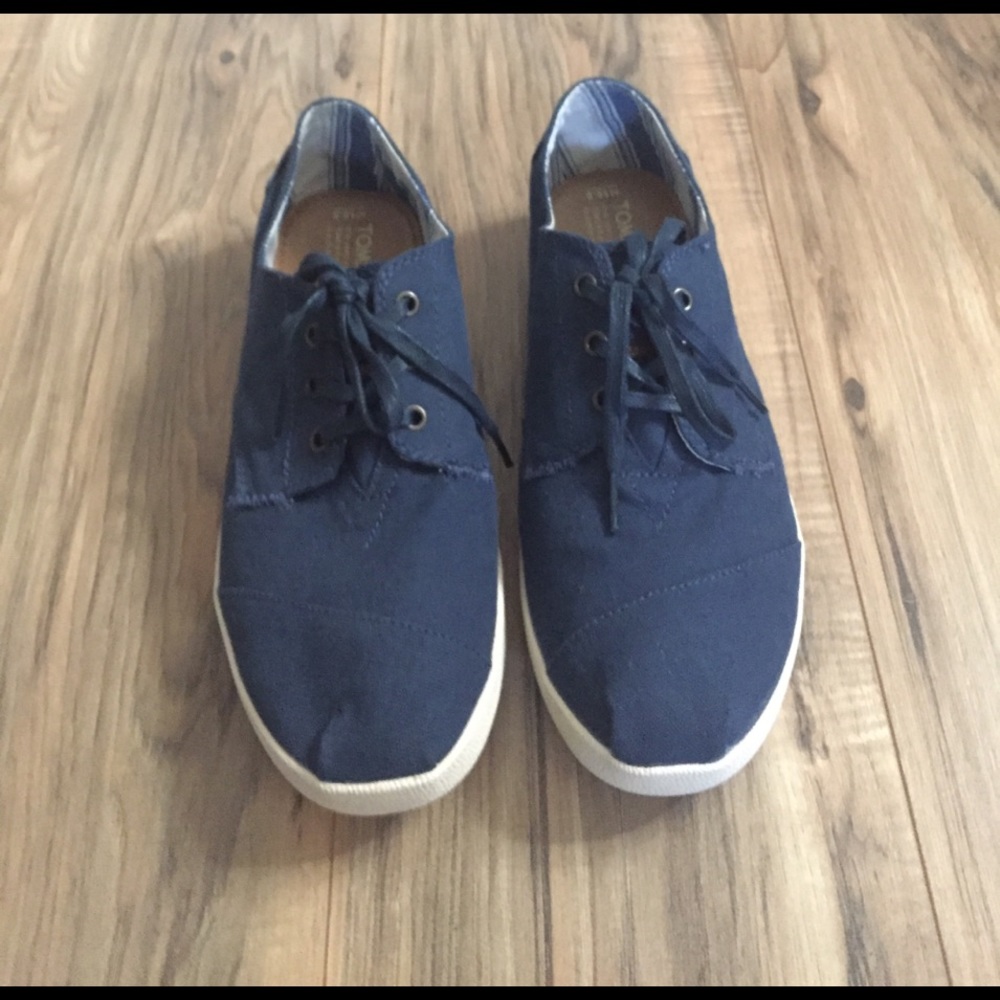 TOMS blue. Size 10.5. Worn once