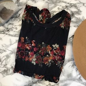 Forever 21 Peplum Ruffle Tee