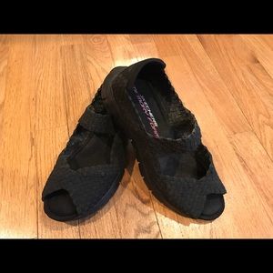Sketchers Memory Foam Peep Toe - Size 8