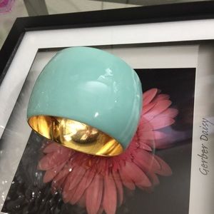 Bangle torqouise w 24 k goldplated