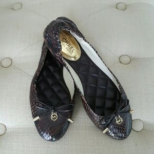 Michael Kors Snakeskin Flats