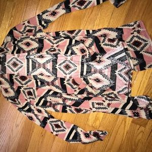 Patterned cardigan