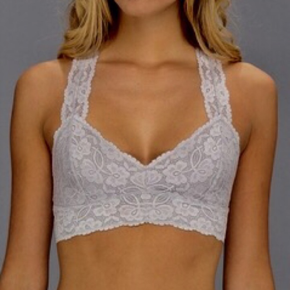 Silver Lace • Free People Bra