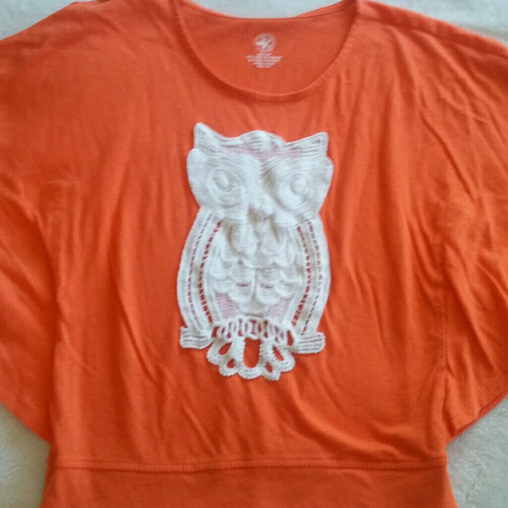 Girls owl shirt