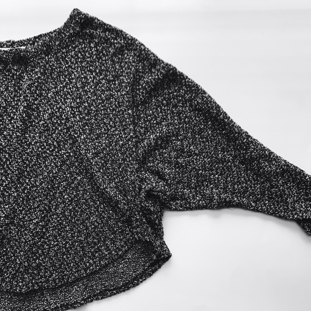 Sheer Cropped Sweater
