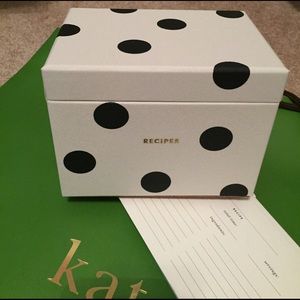 kate spade new york recipe box
