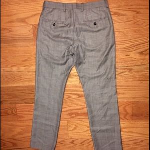 Express photographer glen check gray pants