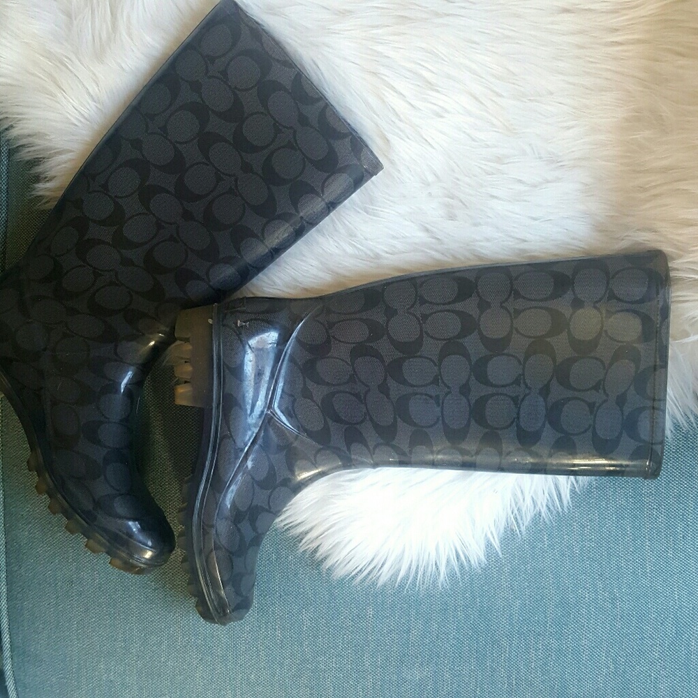 COACH rain boots