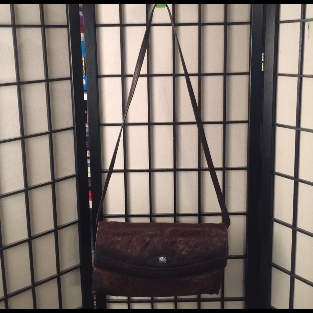 Summer shoulder leather envelope bag