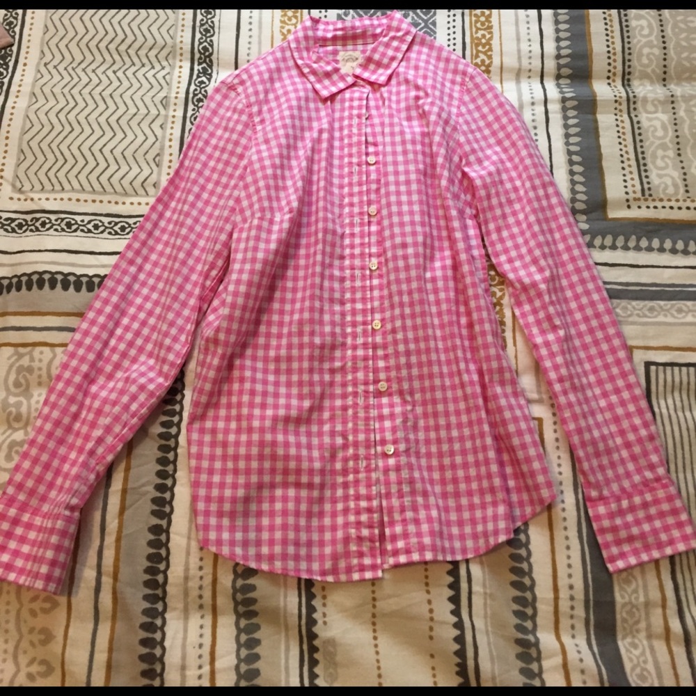 Women's Pink Button Down