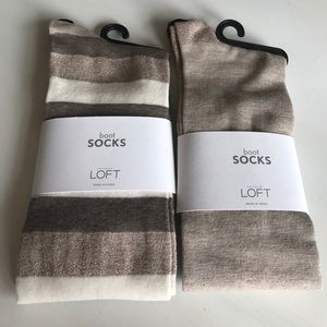 Loft set of 2 boot socks