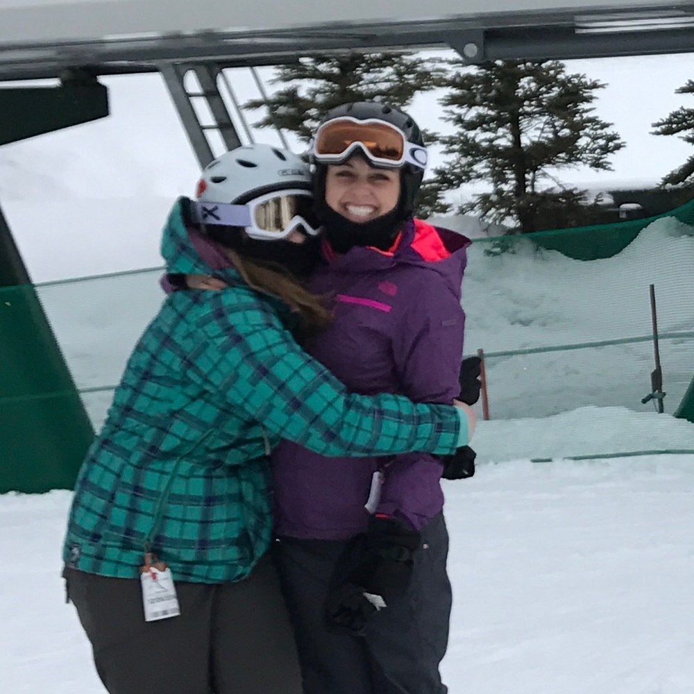 Purple North Face Ski Jacket