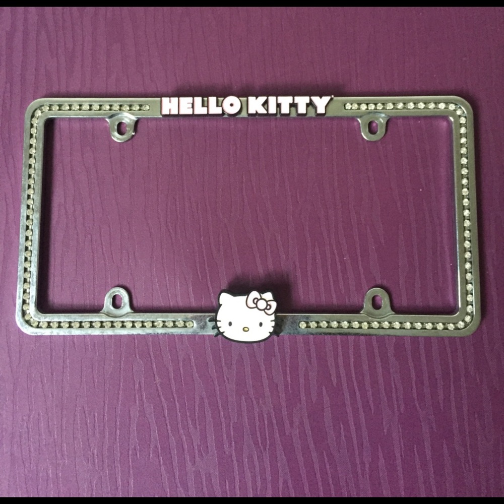 Hello Kitty License Plate Frame