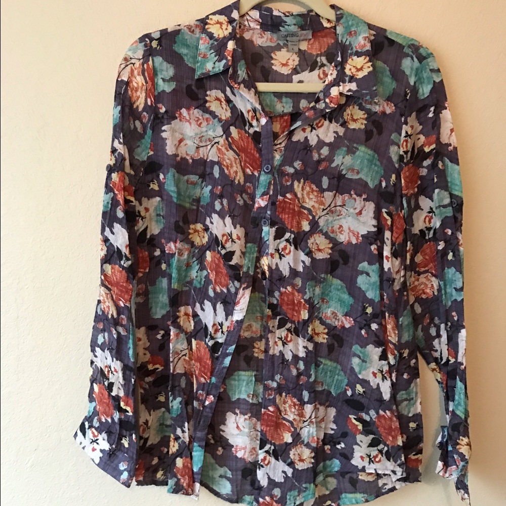 Lightweight Floral Blouse