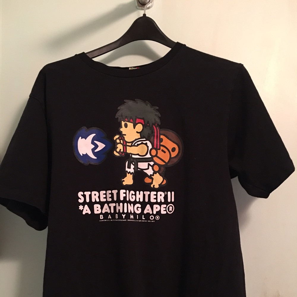 Bape baby milo street fighter men's size medium