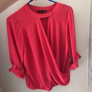 Ro &De red blouse