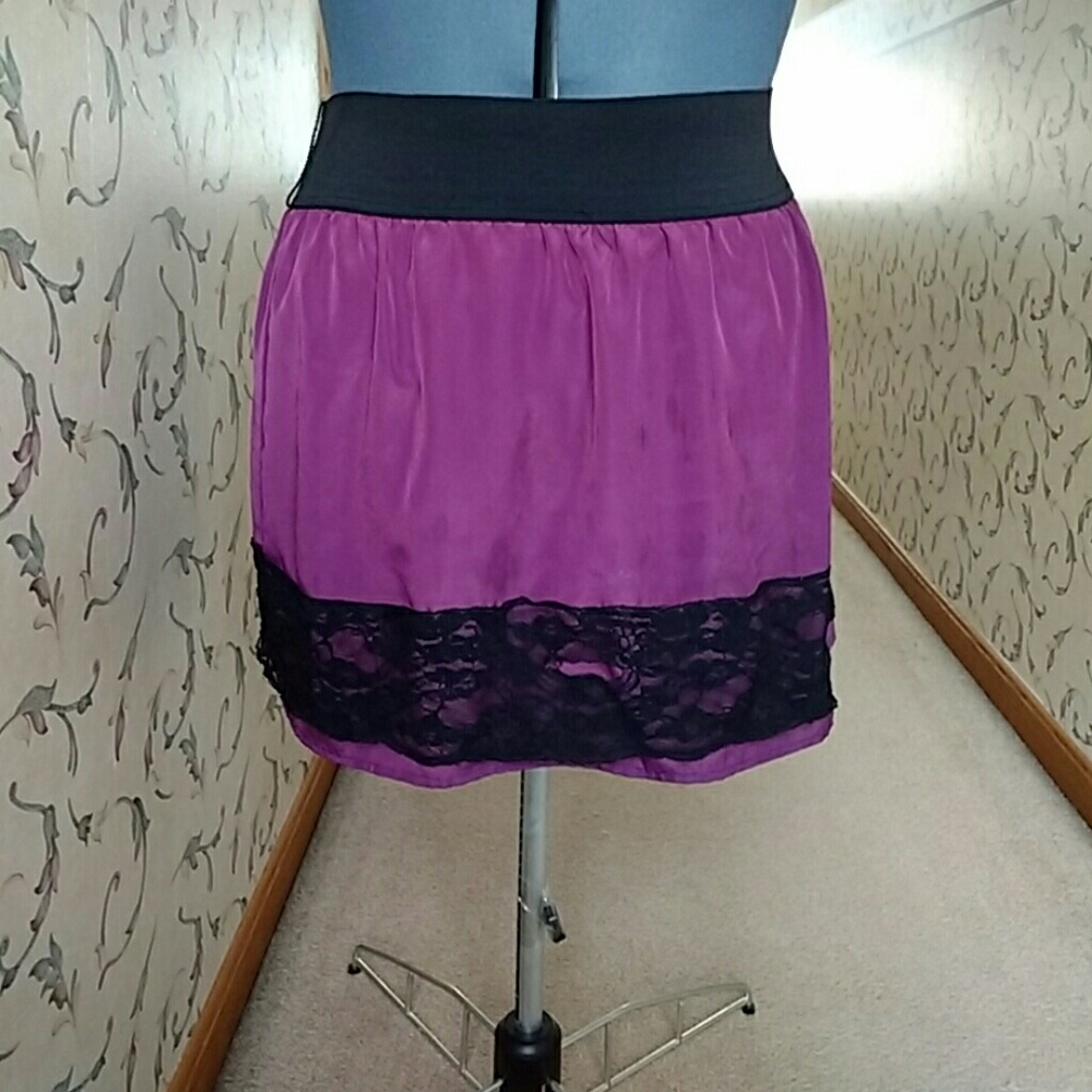 Lacey Purple Skirt