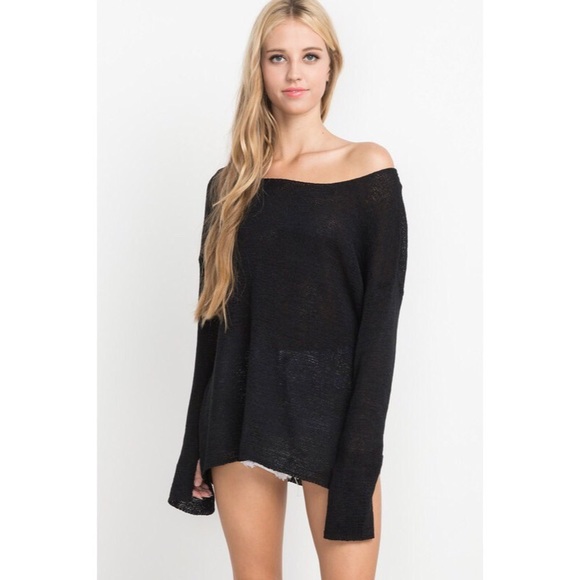 •BUY2/1FREE• Denim Blue Boatneck Lightweight Knit - Picture 6 of 6