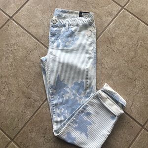 Gap Always Skinny Skimmer Stretch Patterned Jeans
