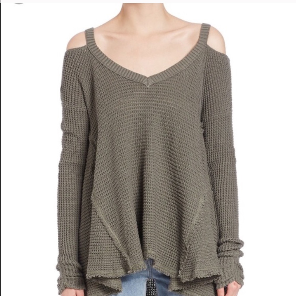 Free People Moonshine Cold Shoulder Tunic